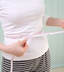 ウエストを計る